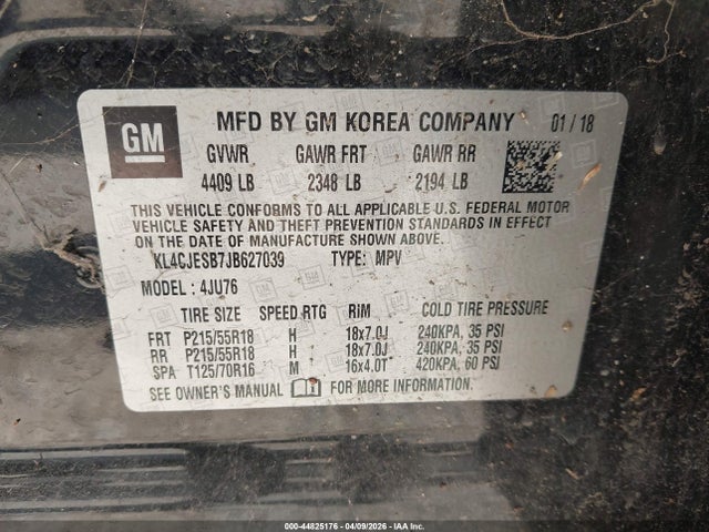 2018 BUICK ENCORE KL4CJESB7JB627039 Photo 8