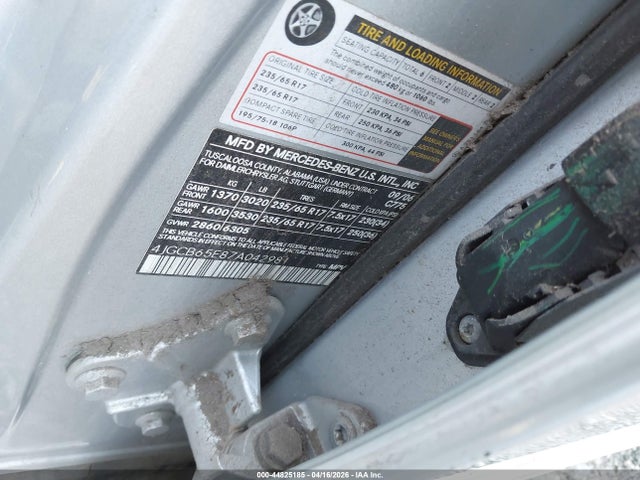 44825185 :رقم المزاد ، 4JGCB65E87A042981 vin ، 2007 Mercedes-benz R 350 4matic مزاد بيع