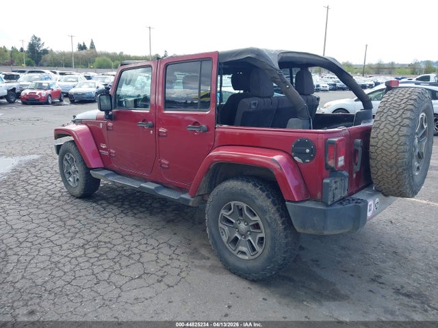 Продажа на аукционе авто 2013 Jeep Wrangler Unlimited Sahara, vin: 1C4HJWEG1DL539630, номер лота: 44825234