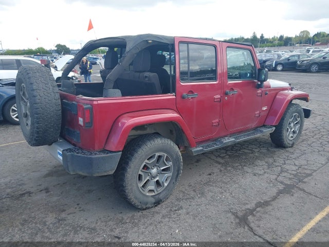 Продажа на аукционе авто 2013 Jeep Wrangler Unlimited Sahara, vin: 1C4HJWEG1DL539630, номер лота: 44825234