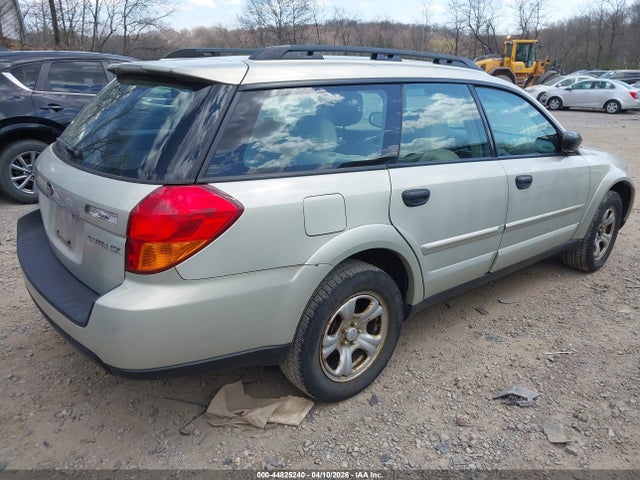 2007 Subaru Outback 2.5i Basic მანქანა იყიდება აუქციონზე, vin: 4S4BP61C476312955, აუქციონის ნომერი: 44825240