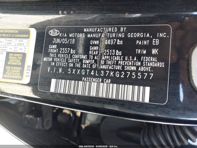 KIA Optima Lx 2019 5XXGT4L37KG275577 Image 9