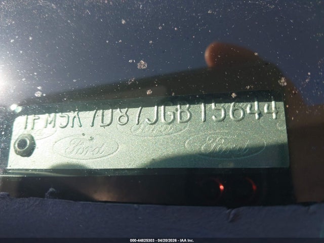 44825303 :رقم المزاد ، 1FM5K7D87JGB15644 vin ، 2018 Ford Explorer Xlt مزاد بيع