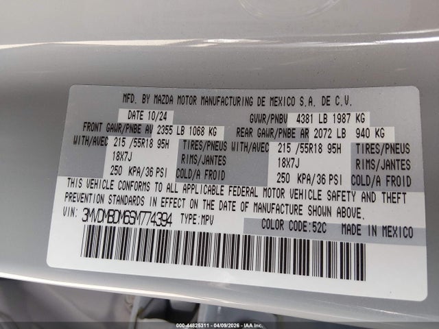 Mazda Cx-30 2.5 S Premium Package 2025 3MVDMBDM6SM774394 Image 9
