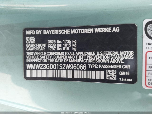 Mini Hardtop Cooper S 2025 WMW23GD01S2W96066 Image 9