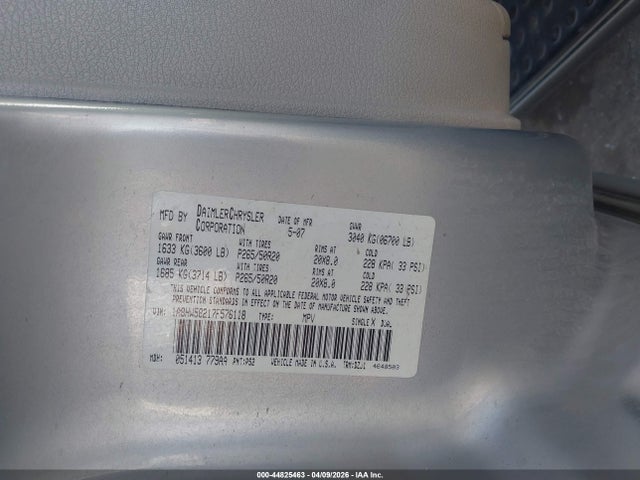 Продажа на аукционе авто 2007 Chrysler Aspen Limited, vin: 1A8HW58217F576118, номер лота: 44825463