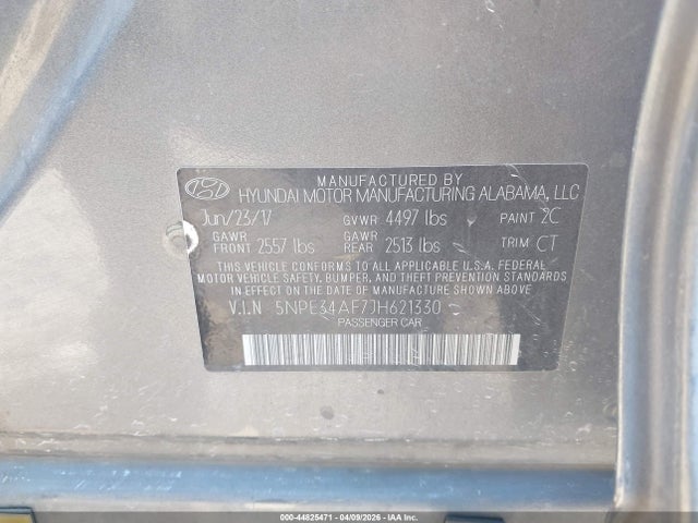 5NPE34AF7JH621330 Hyundai Sonata Sport