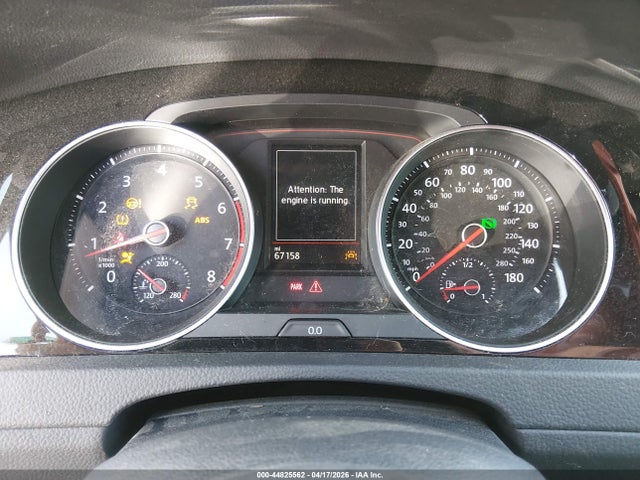 44825562 :رقم المزاد ، 3VW6T7AUXKM010477 vin ، 2019 Volkswagen Golf Gti 2.0t Autobahn/2.0t Rabbit Edition/2.0t S/2.0t Se مزاد بيع