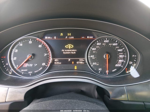 2016 Audi Rs 7 4.0t Prestige მანქანა იყიდება აუქციონზე, vin: WUAW2AFCXGN901694, აუქციონის ნომერი: 44825589