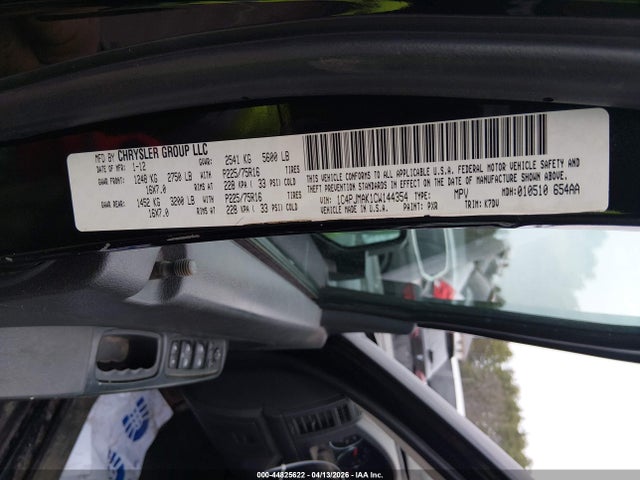 Aukcja sprzedaży 2012 Jeep Liberty Sport, vin: 1C4PJMAK1CW144354, numer aukcji: 44825622