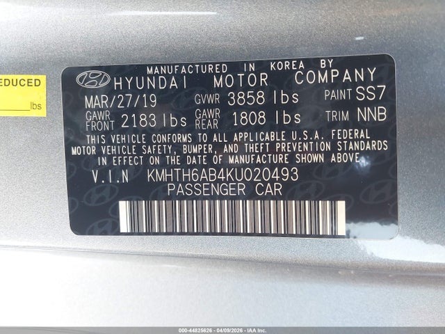 KMHTH6AB4KU020493 Hyundai Veloster Turbo