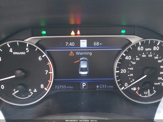 2019 Nissan Altima 2.5 Sl მანქანა იყიდება აუქციონზე, vin: 1N4BL4EV6KC213523, აუქციონის ნომერი: 44825810