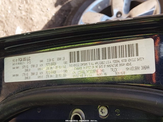 1C6RR6LTXFS639206 RAM 1500 Outdoorsman