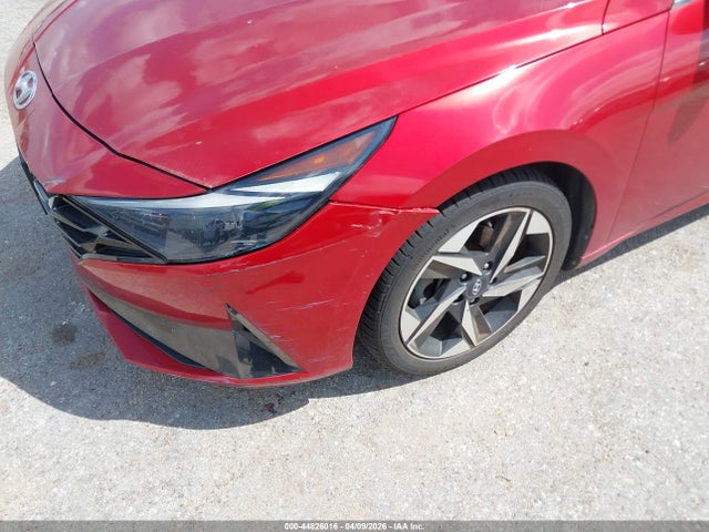 2021 Hyundai Elantra Limited მანქანა იყიდება აუქციონზე, vin: KMHLP4AG6MU063805, აუქციონის ნომერი: 44826016