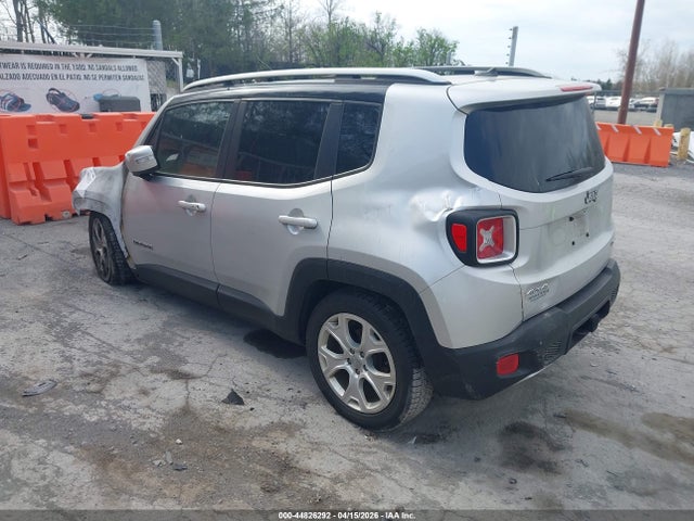 Продажа на аукционе авто 2017 Jeep Renegade Limited 4x4, vin: ZACCJBDB7HPE45570, номер лота: 44826292