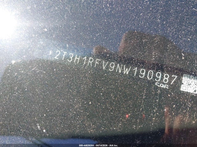 Продажа на аукционе авто 2022 Toyota Rav4 Le, vin: 2T3H1RFV9NW190987, номер лота: 44826304