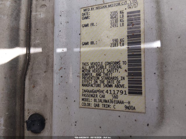 Nissan Maxima 3.5 Platinum 2017 1N4AA6AP6HC411791 Image 9