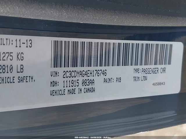 2014 DODGE CHALLENGER 2C3CDYAG4EH176746 Photo 8