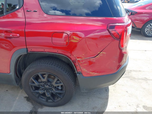 44826531 :رقم المزاد ، 1GKKNKLA8MZ162474 vin ، 2021 Gmc Acadia Fwd Sle مزاد بيع