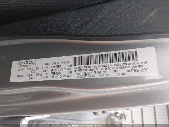 Продаж на аукціоні авто 2015 Jeep Wrangler Unlimited Sport, vin: 1C4BJWDG7FL751507, номер лоту: 44826575