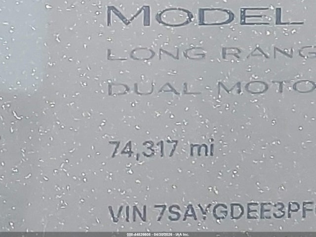 Aukcja sprzedaży 2023 Tesla Model Y Awd/long Range Dual Motor All-wheel Drive, vin: 7SAYGDEE3PF605896, numer aukcji: 44826608