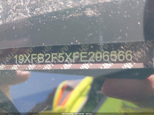 Aukcja sprzedaży 2015 Honda Civic Lx, vin: 19XFB2F5XFE296566, numer aukcji: 44826755