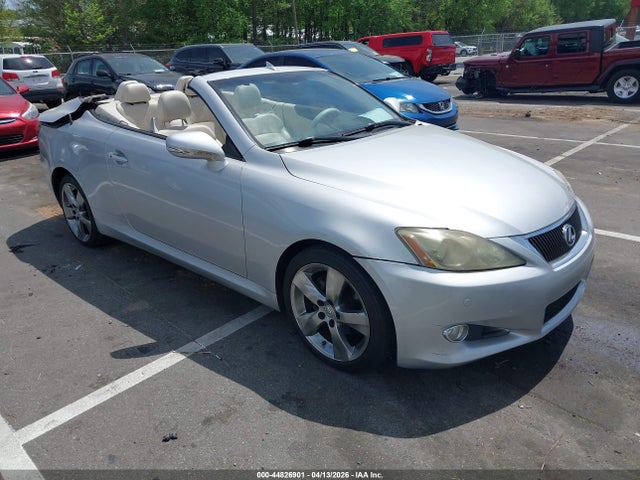 2010 Lexus Is 250c მანქანა იყიდება აუქციონზე, vin: JTHFF2C2XA2513858, აუქციონის ნომერი: 44826901