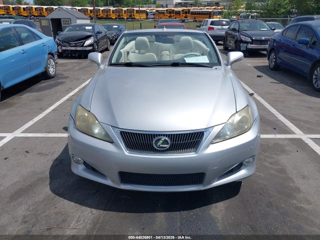 2010 Lexus Is 250c მანქანა იყიდება აუქციონზე, vin: JTHFF2C2XA2513858, აუქციონის ნომერი: 44826901