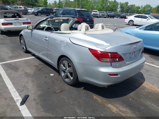 2010 Lexus Is 250c მანქანა იყიდება აუქციონზე, vin: JTHFF2C2XA2513858, აუქციონის ნომერი: 44826901
