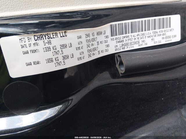 2008 JEEP COMMANDER 1J8HG68218C230236 Photo 8