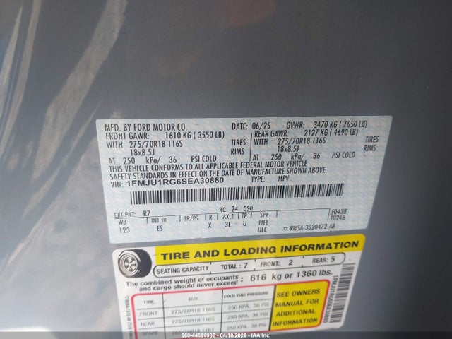 1FMJU1RG6SEA30880 Ford Expedition Tremor