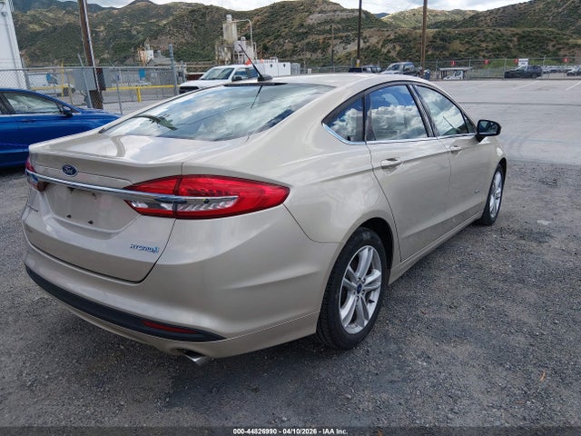 3FA6P0UU5JR209437 Ford Fusion Hybrid S