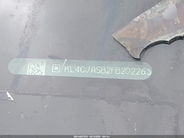 Aukcja sprzedaży 2015 Buick Encore, vin: KL4CJASB2FB202263, numer aukcji: 44827018