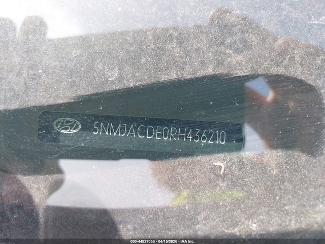 Aukcja sprzedaży 2024 Hyundai Tucson Se, vin: 5NMJACDE0RH436210, numer aukcji: 44827058