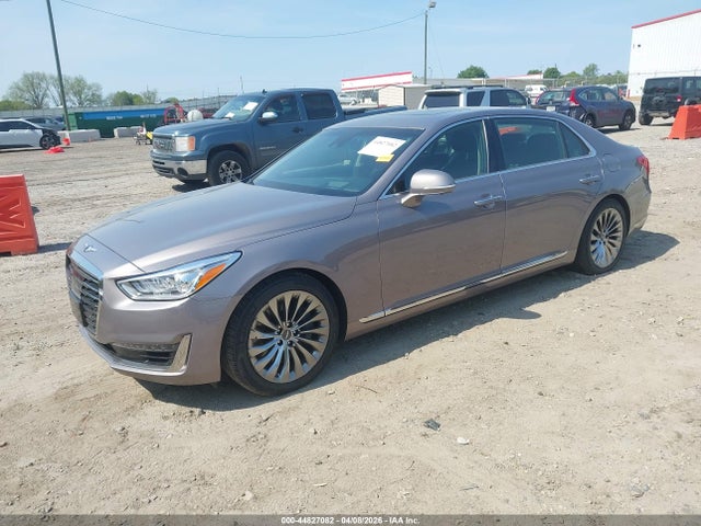 2018 Genesis G90 5.0 Ultimate მანქანა იყიდება აუქციონზე, vin: KMHG54JH7JU041548, აუქციონის ნომერი: 44827082
