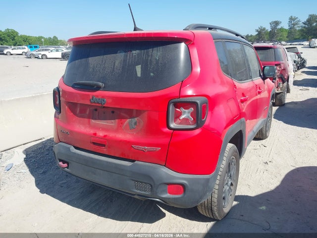 2018 Jeep Renegade Trailhawk 4x4 მანქანა იყიდება აუქციონზე, vin: ZACCJBCB4JPH12378, აუქციონის ნომერი: 44827215