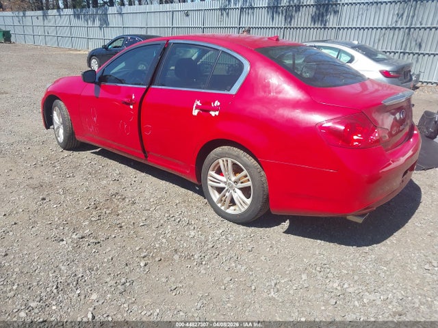 Продажа на аукционе авто 2012 Infiniti G25x, vin: JN1DV6AR1CM861206, номер лота: 44827307