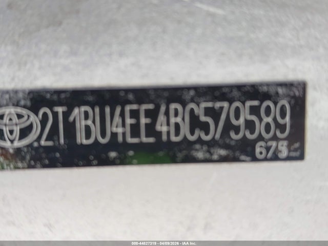 2011 TOYOTA COROLLA 2T1BU4EE4BC579589 Photo 8