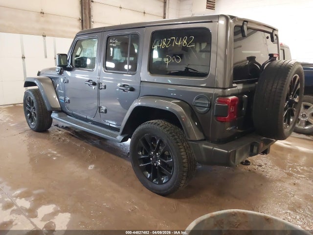 Продажа на аукционе авто 2021 Jeep Wrangler 4xe Unlimited Sahara 4x4, vin: 1C4JJXP61MW745413, номер лота: 44827482