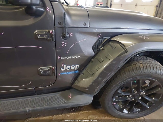 Продажа на аукционе авто 2021 Jeep Wrangler 4xe Unlimited Sahara 4x4, vin: 1C4JJXP61MW745413, номер лота: 44827482