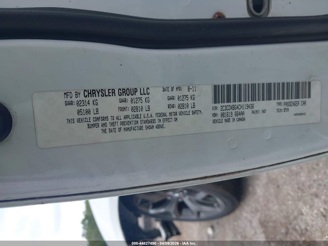 Aukcja sprzedaży 2012 Dodge Charger Se, vin: 2C3CDXBG4CH119436, numer aukcji: 44827490