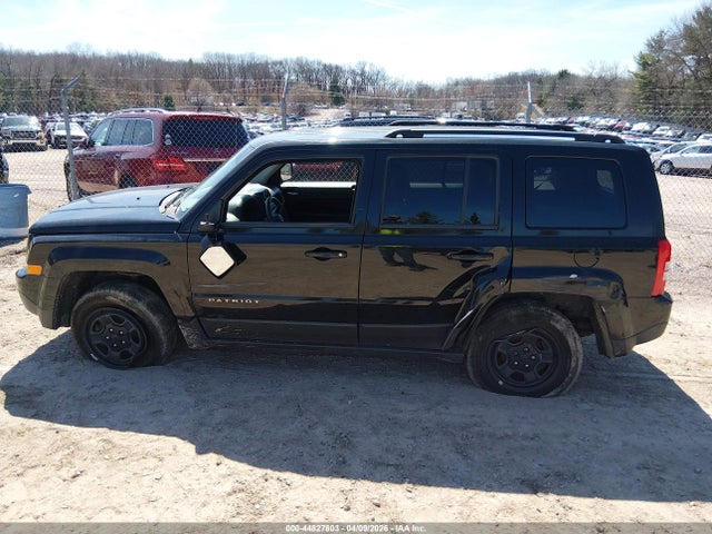 2014 Jeep Patriot Sport მანქანა იყიდება აუქციონზე, vin: 1C4NJPBB5ED916215, აუქციონის ნომერი: 44827603
