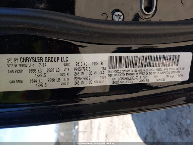2014 Jeep Patriot Sport მანქანა იყიდება აუქციონზე, vin: 1C4NJPBB5ED916215, აუქციონის ნომერი: 44827603