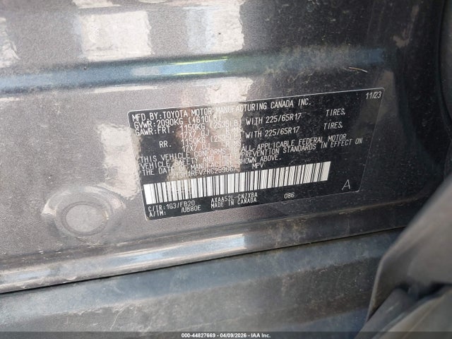 2T3H1RFV7RC259067 Toyota RAV4 LE