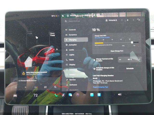 Продажа на аукционе авто 2019 Tesla Model 3 Long Range/performance, vin: 5YJ3E1EB5KF432831, номер лота: 44827694