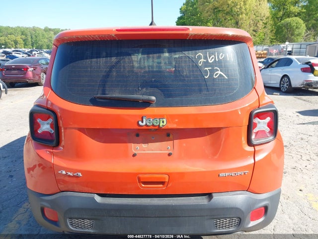 Aukcja sprzedaży 2018 Jeep Renegade Sport 4x4, vin: ZACCJBAB4JPJ37456, numer aukcji: 44827778