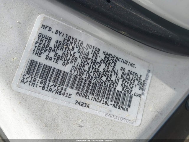 1999 TOYOTA AVALON 4T1BF18B7XU291033 Photo 8