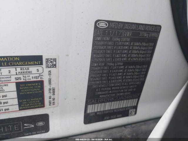 2018 LAND ROVER DISCOVERY SALRR2RK2JA048097 Photo 8