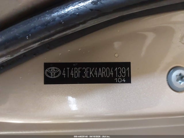 Aukcja sprzedaży 2010 Toyota Camry, vin: 4T4BF3EK4AR041391, numer aukcji: 44828140