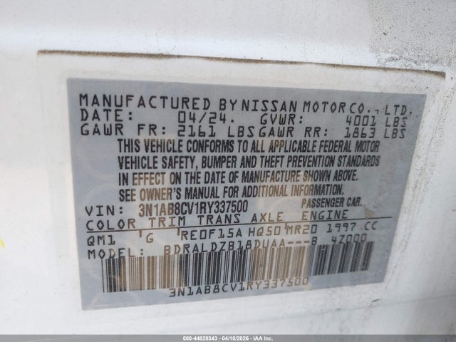 Nissan Sentra Sv Xtronic Cvt 2024 3N1AB8CV1RY337500 Image 9